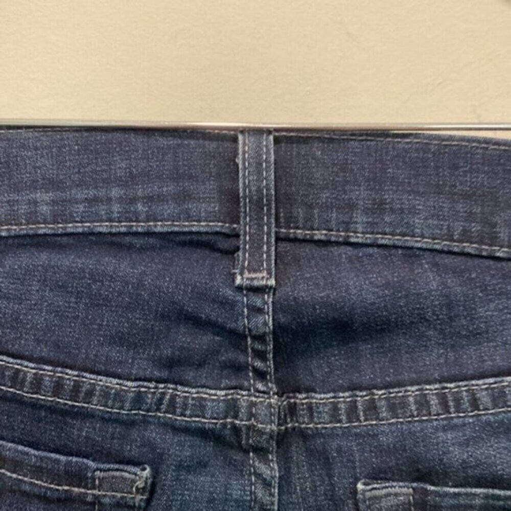 7 For All Mankind Jeans Gwenevere high waisted dark blue Jeans Size 25 - Picture 10 of 13